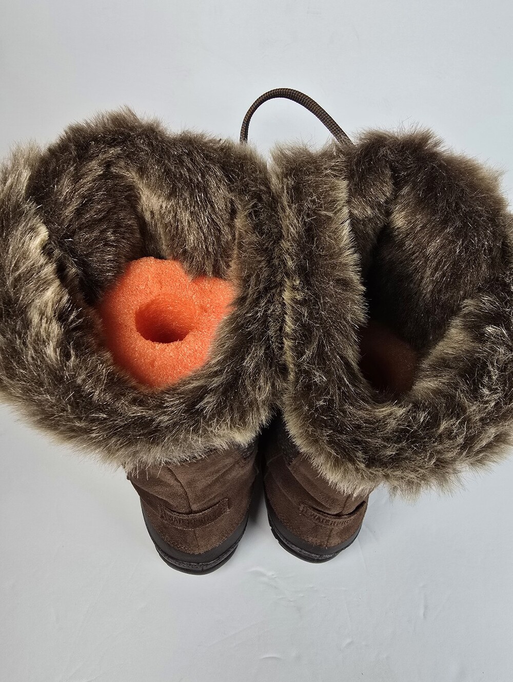 The North Face Women's Nupyse Purna Brown Faux Fur Trim LaceUp Winter Booots 8.5 - Picture 6 of 15